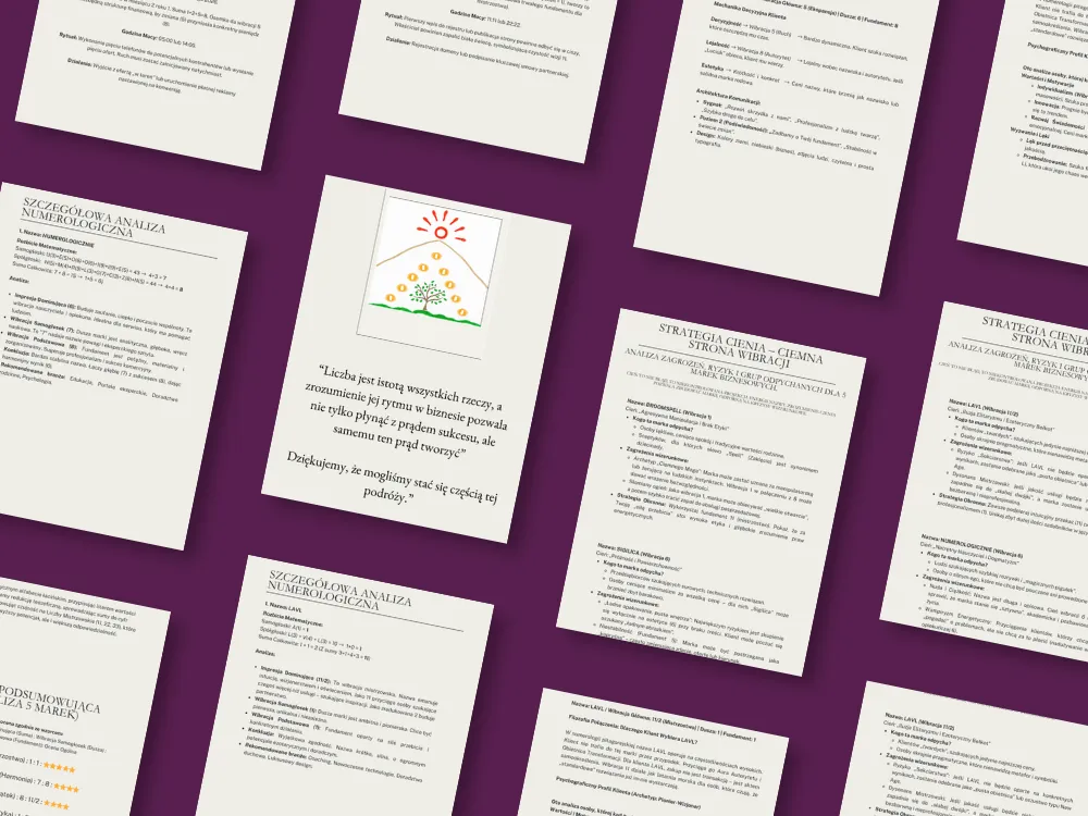 Analiza Firmy - Numerologiczna