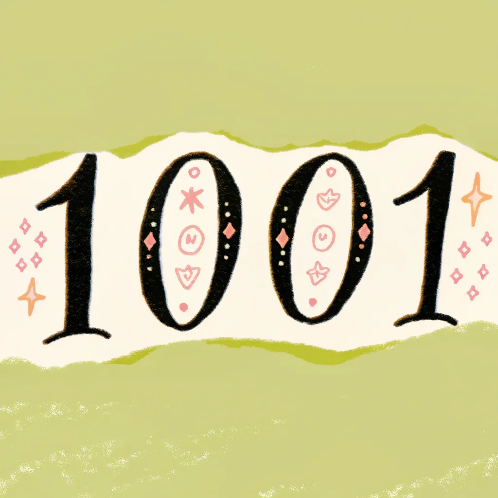 Liczba Anielska 1001 – Twój Osobisty Przewodnik po Nowym Początku i Duchowej Przemianie